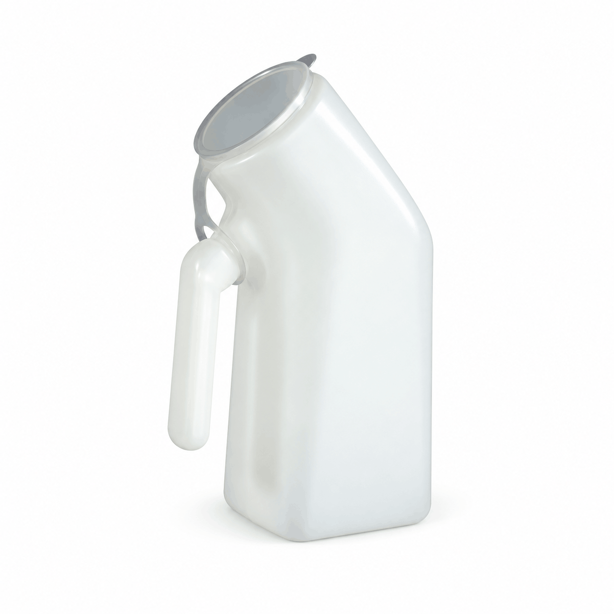 Portable Male Urinal Pot 1000ml with Handle & Lid – Plastic Bedside Urine Bottle for Elderly, Patients & Home Care