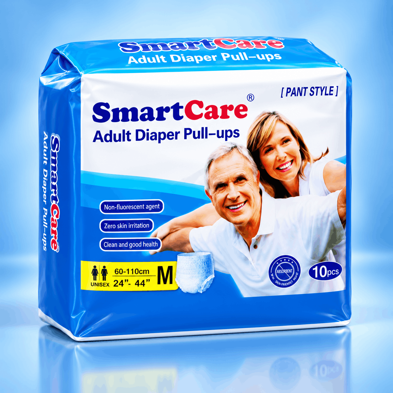 Smart Care Adult Diaper Pull-Ups M 10 Pcs – Pant Style Adult Diaper 24–44 Inch / 60–110 cm 2